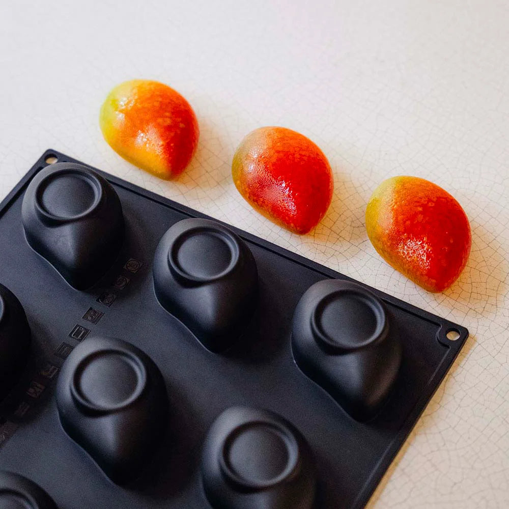 Moule silicone trompe-l'œil mangue by Grolet Pavoni