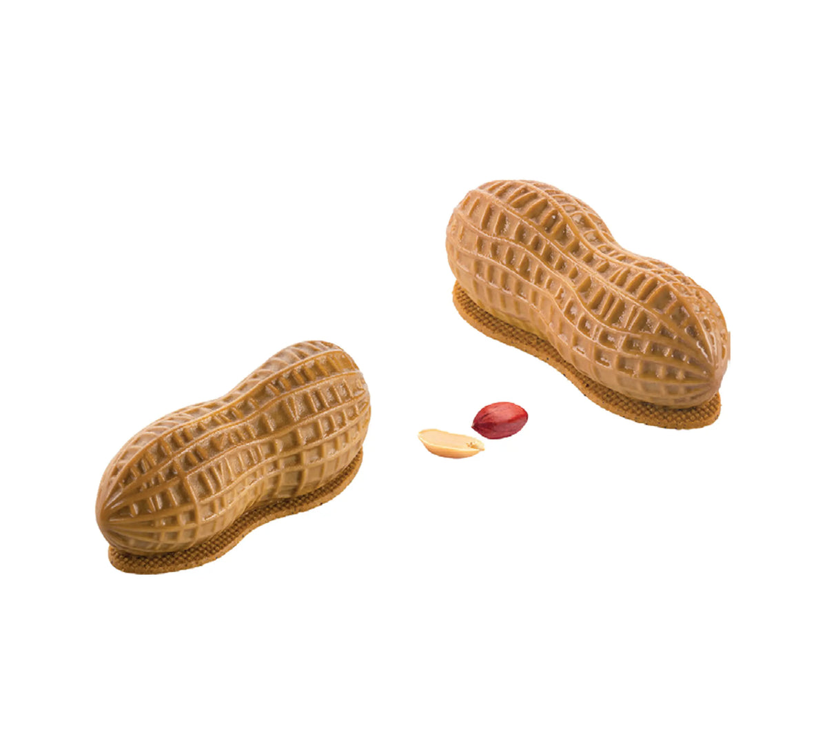 Moule silicone 6 cacahuètes trompe-l'œil Silikomart