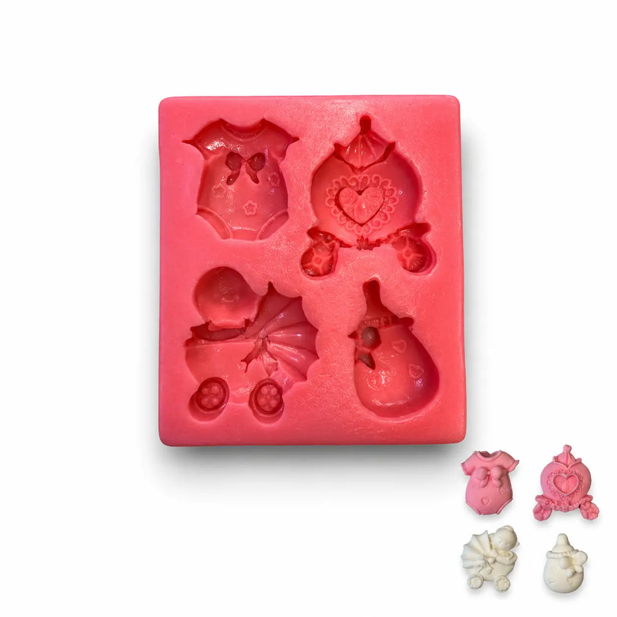 Moule de modelage Classic Baby 4 formes