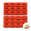 Moule silicone 12 savarins ovales