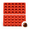 Moule silicone 24 demi sphères