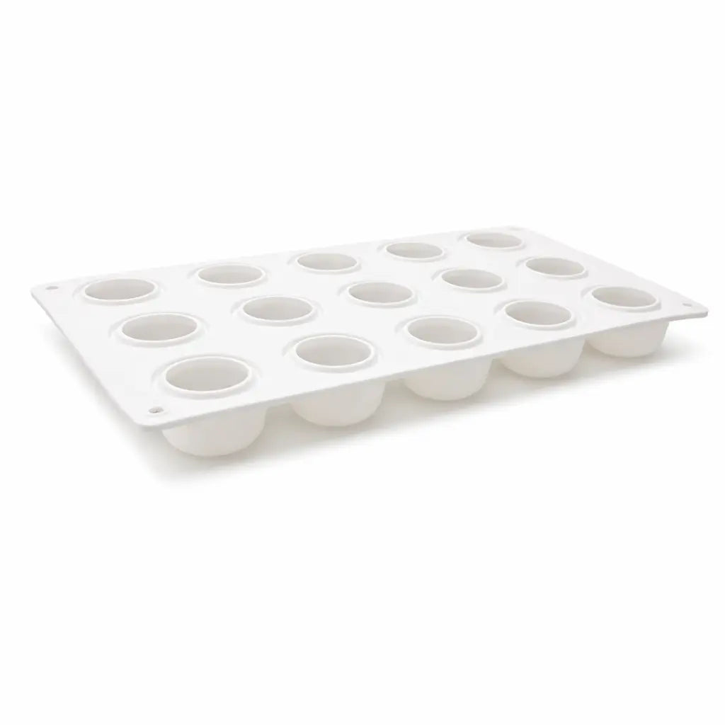 Moule silicone trompe-l'œil mini pêche 15 empreintes