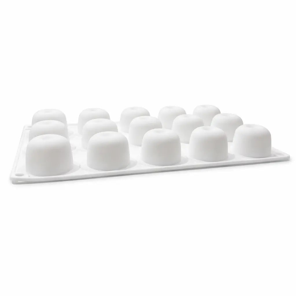 Moule silicone trompe-l'œil mini pêche 15 empreintes