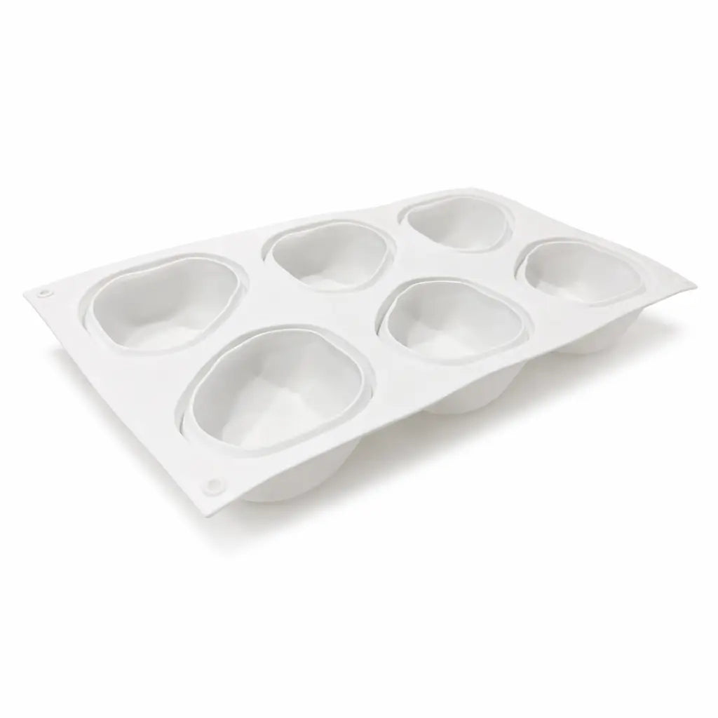 Moule silicone trompe-l'œil mangue 6 empreintes grand format