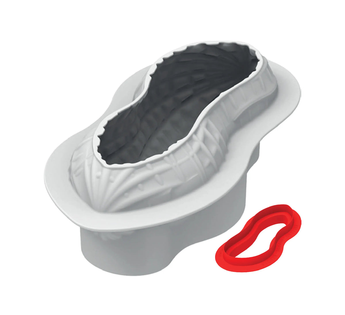 Moule silicone trompe-l'œil cacahuète XL Silikomart