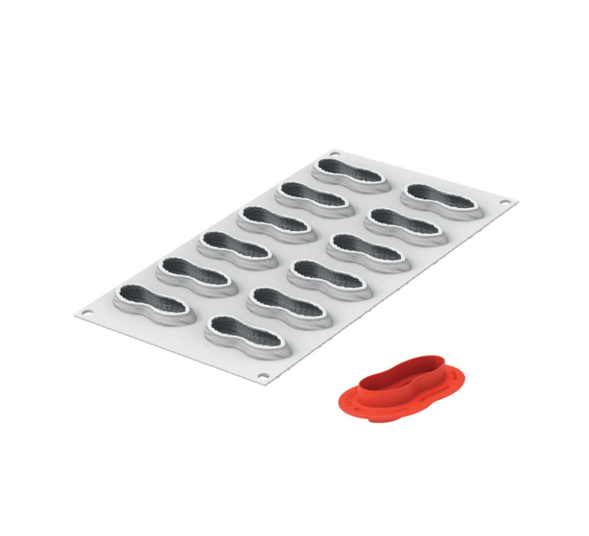 Moule silicone 12 mini cacahuètes Silikomart