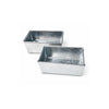 Lot de 6 moules à mini cake en fer rectangulaires pour la cuisson de cakes individuels