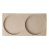 Moule silicone 2 inserts ronds