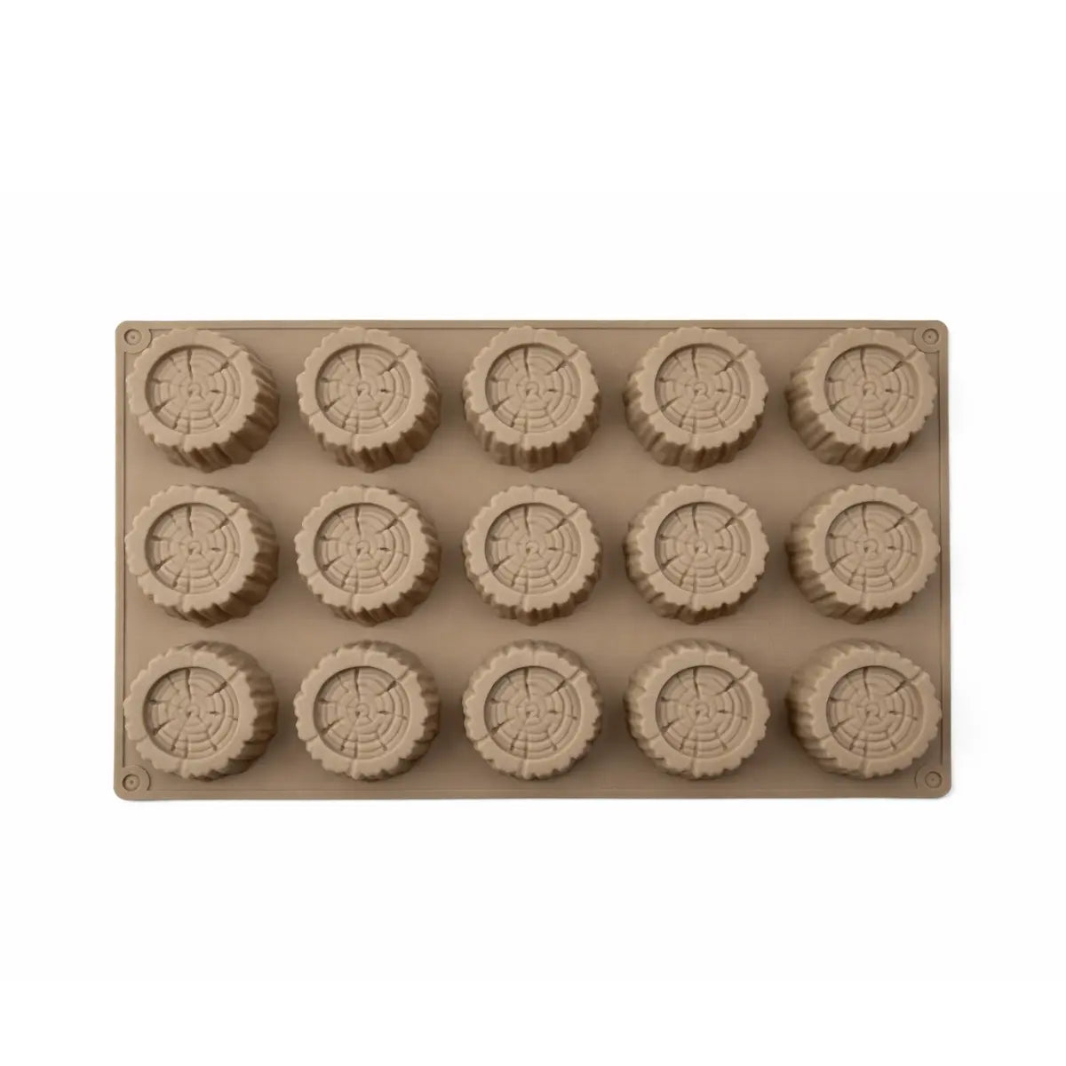 Moule silicone bûche Wood effet bois