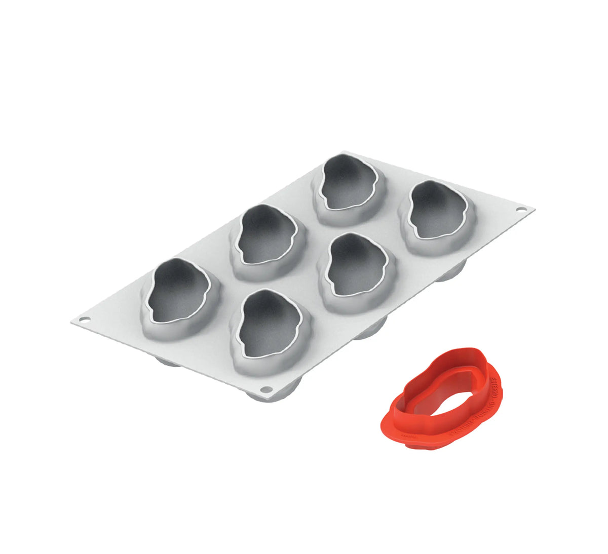 Moule silicone 6 pistaches Silikomart