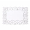 Napperons Dentelle Rectangle (Lot de 12)