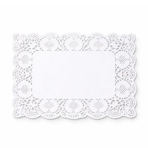 Napperons Dentelle Rectangle (Lot de 12)
