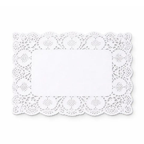 Lot De 18 Napperons En Dentelle Blanche - Style Traditionnel - Occasion En Bon état