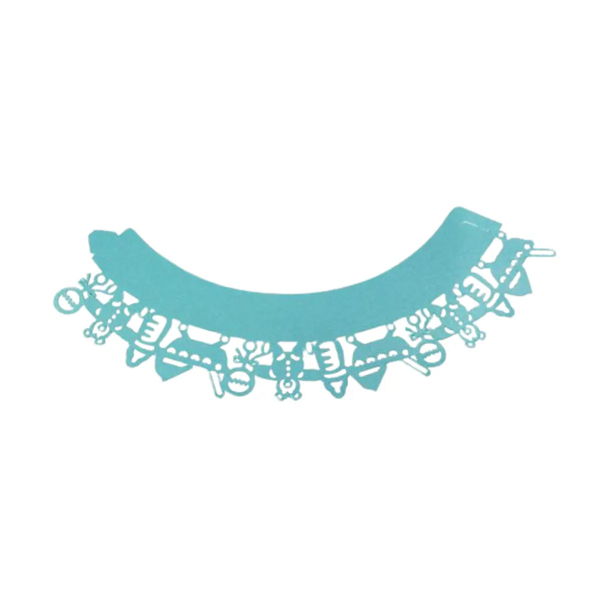 Wraps contour à cupcake bleu x12 PME