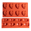 Moule silicone 8 Coeur diamant