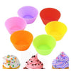 Caissettes à muffin rond en silicone x6