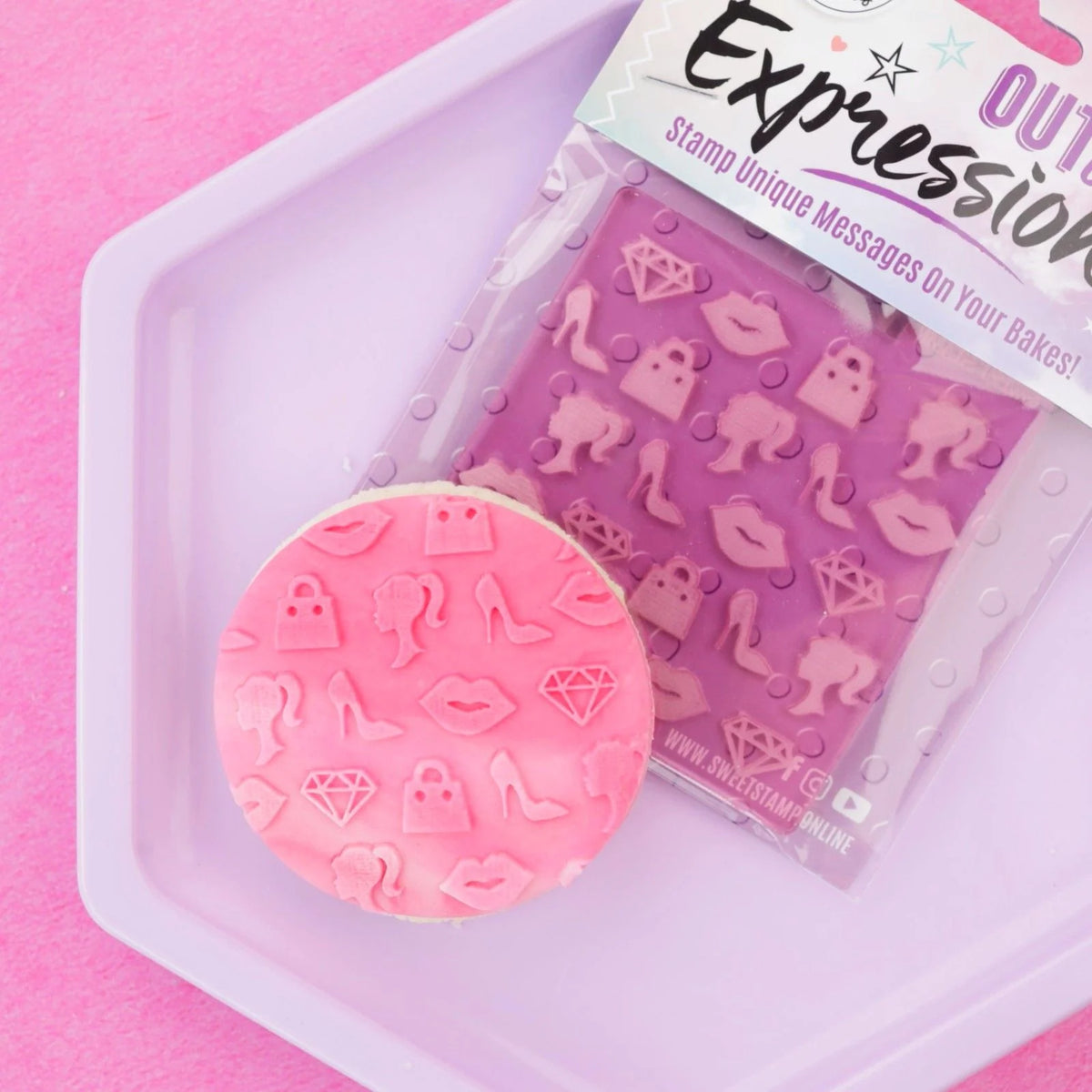 Outboss texture Barbie Doll Sweet Stamp