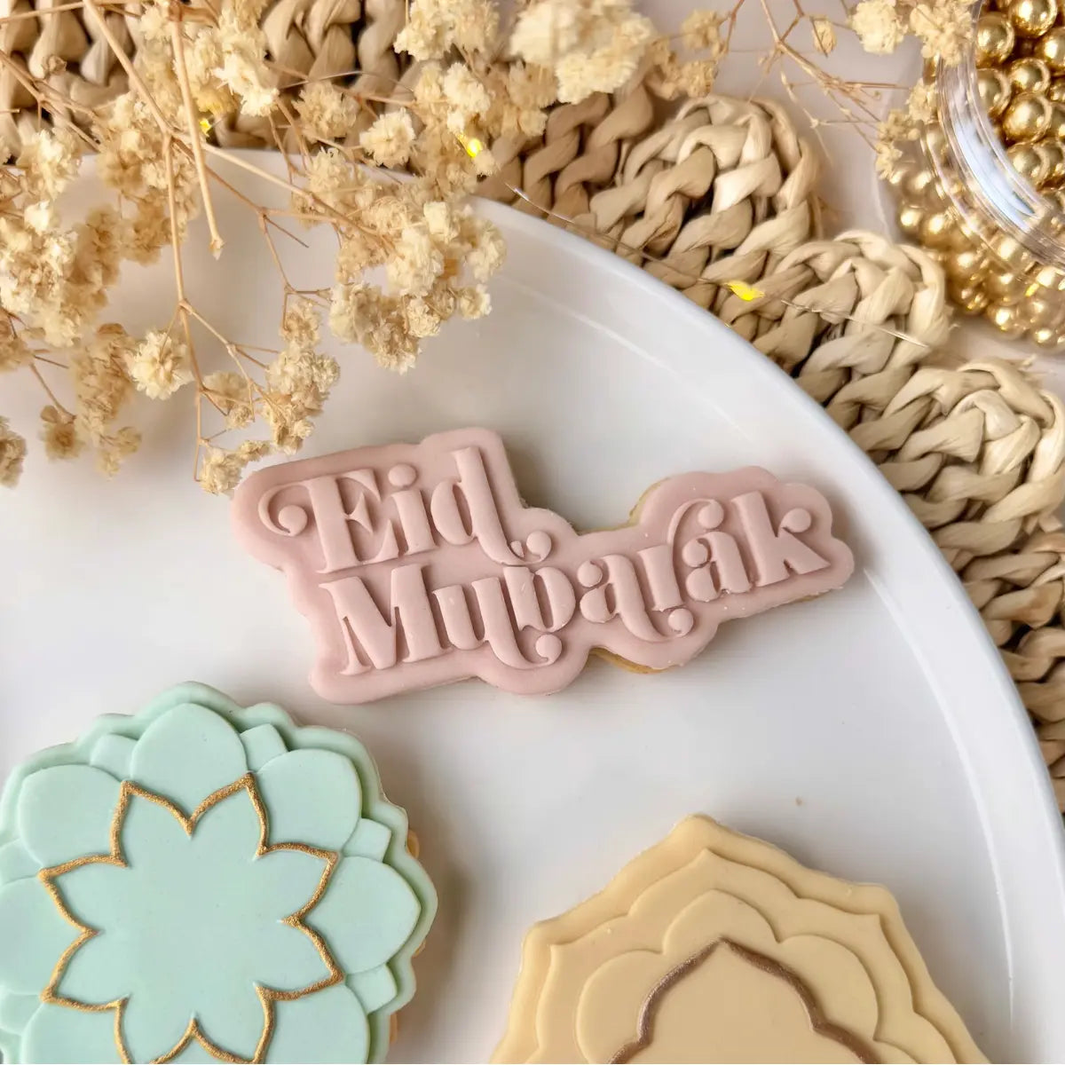 Outboss Eid Mubarak Basit avec emporte-pièce Oh My Cookie
