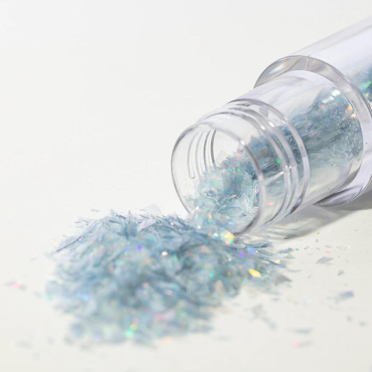 Paillettes en flocons irisées argent 3 g PME
