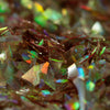 Paillettes en flocons irisées Vert émeraude PME