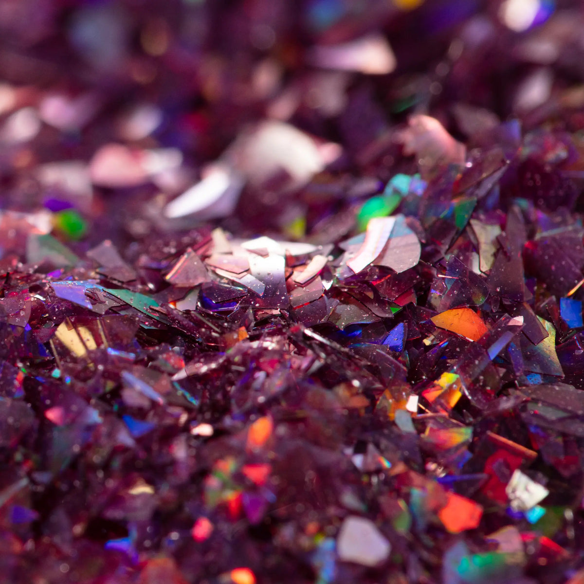 Paillettes en flocons irisées Violet PME