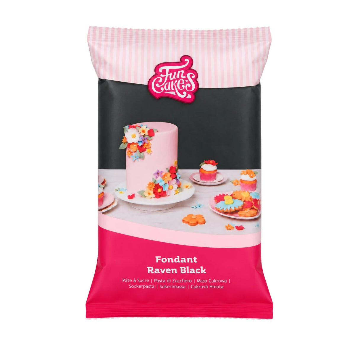 Pâte à sucre noire FunCakes