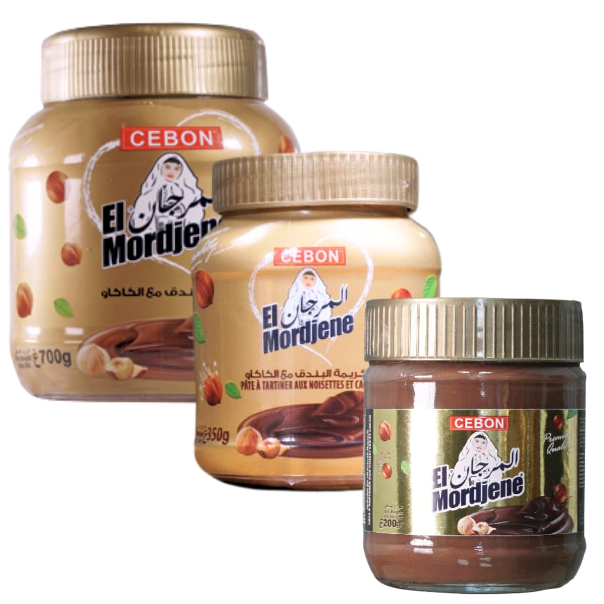 Pâte à tartiner aux noisettes et cacao El Mordjene