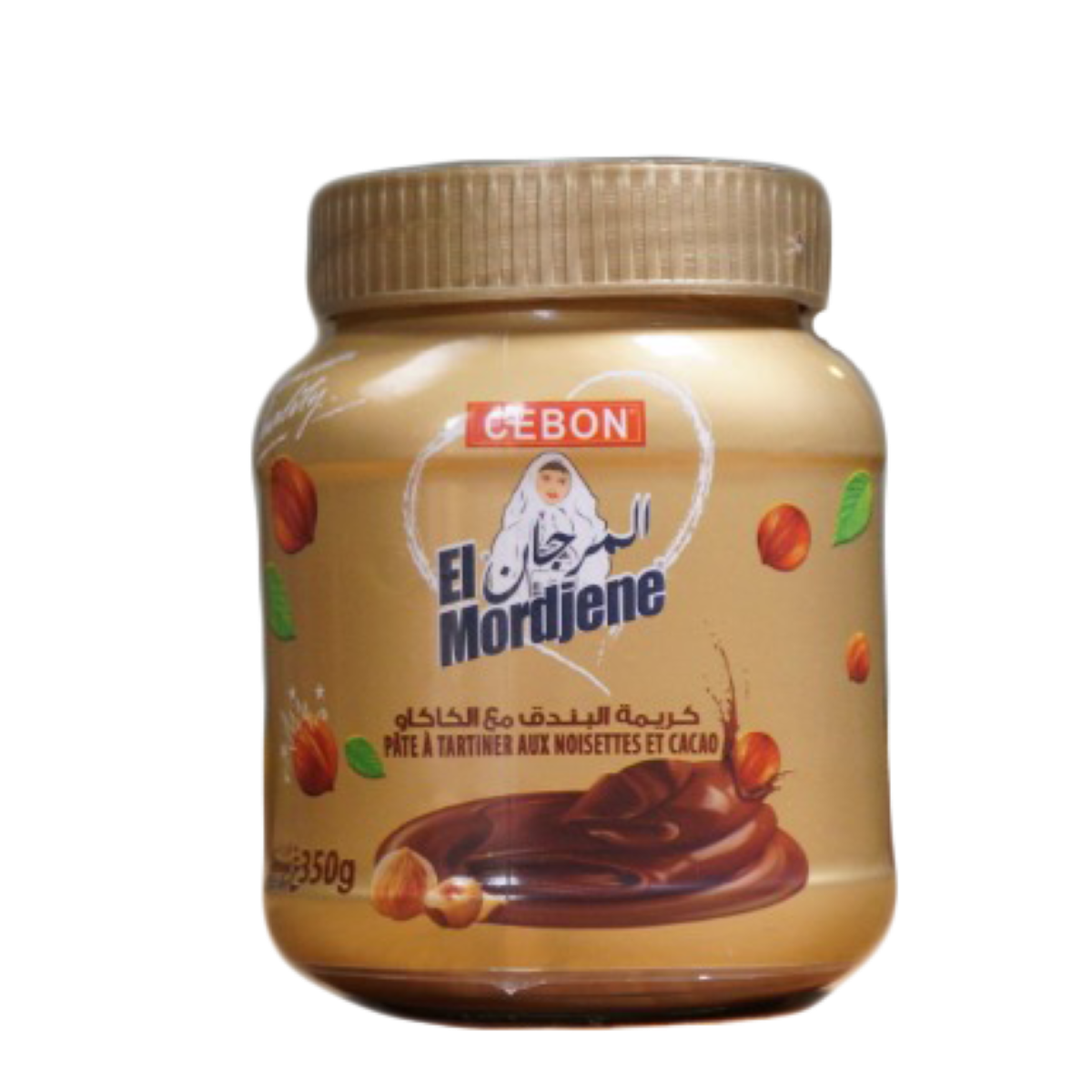 Pâte à tartiner aux noisettes et cacao El Mordjene