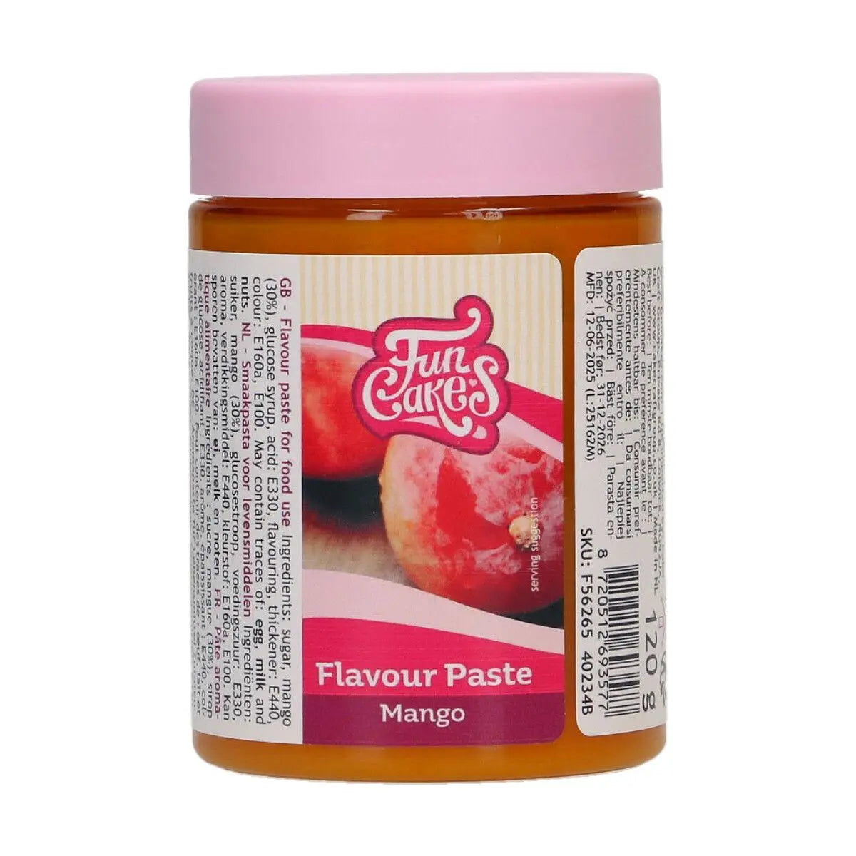 Pâte aromatisante mangue 120 g FunCakes