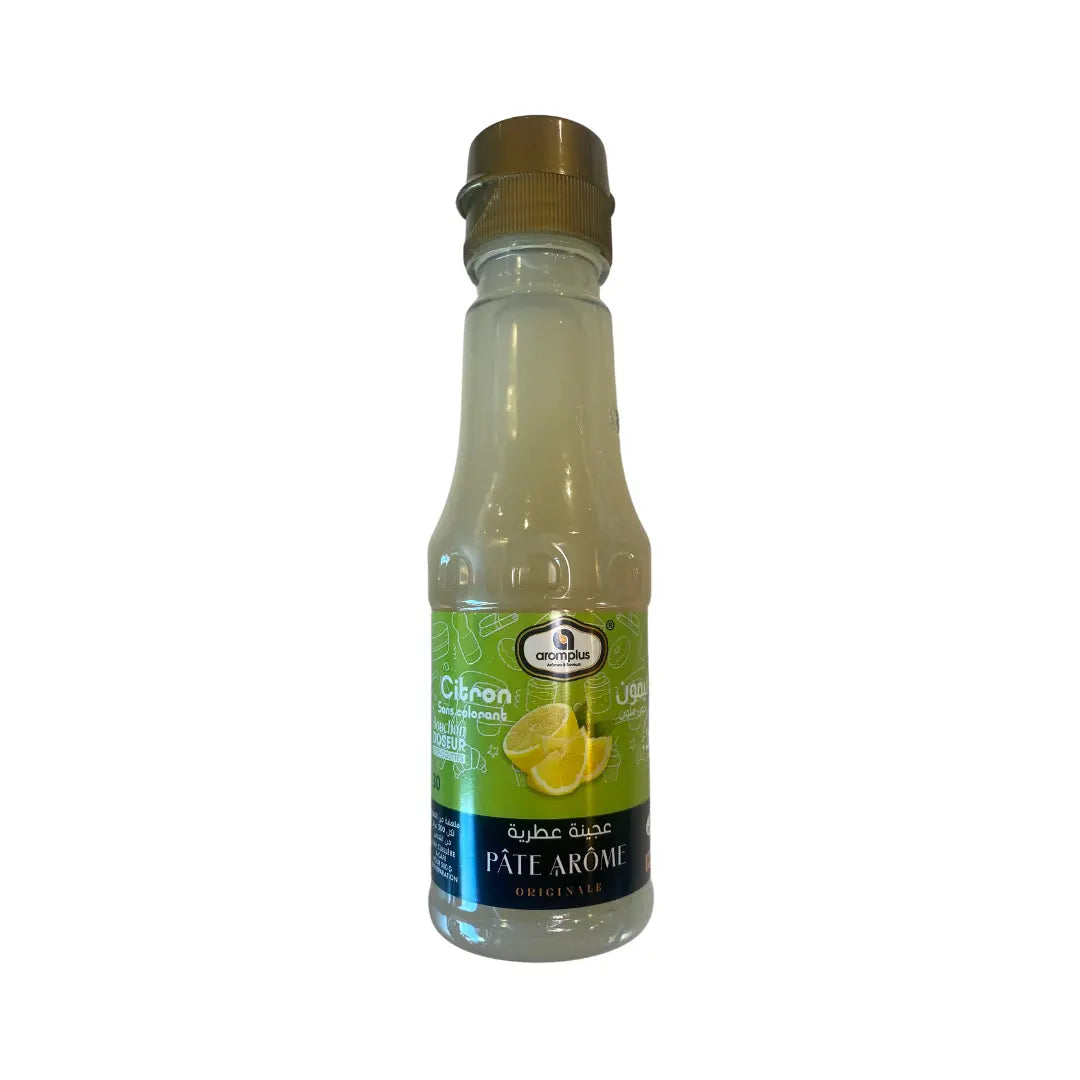 Pâte arôme citron sans colorant 180 g Aromplus