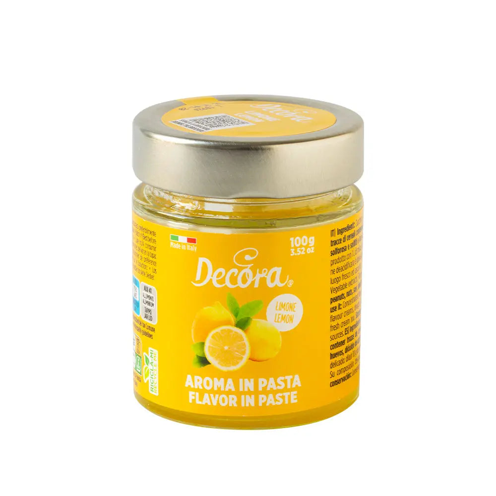 Pâte aromatisante concentrée au citron Decora