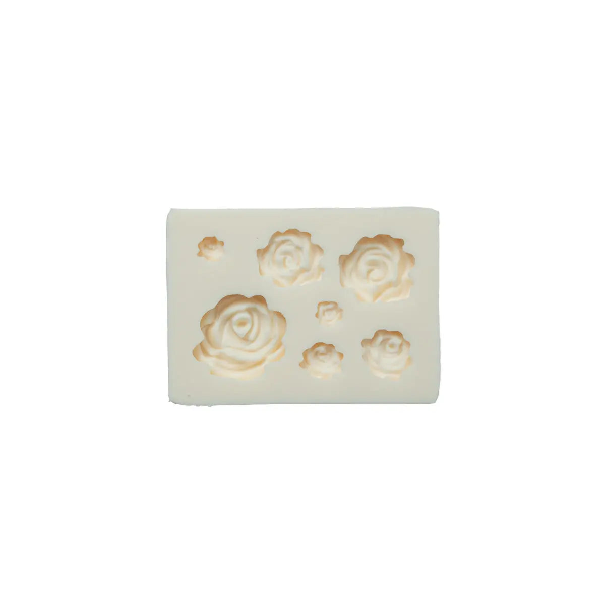 Moule de modelage silicone roses assorties 7 tailles