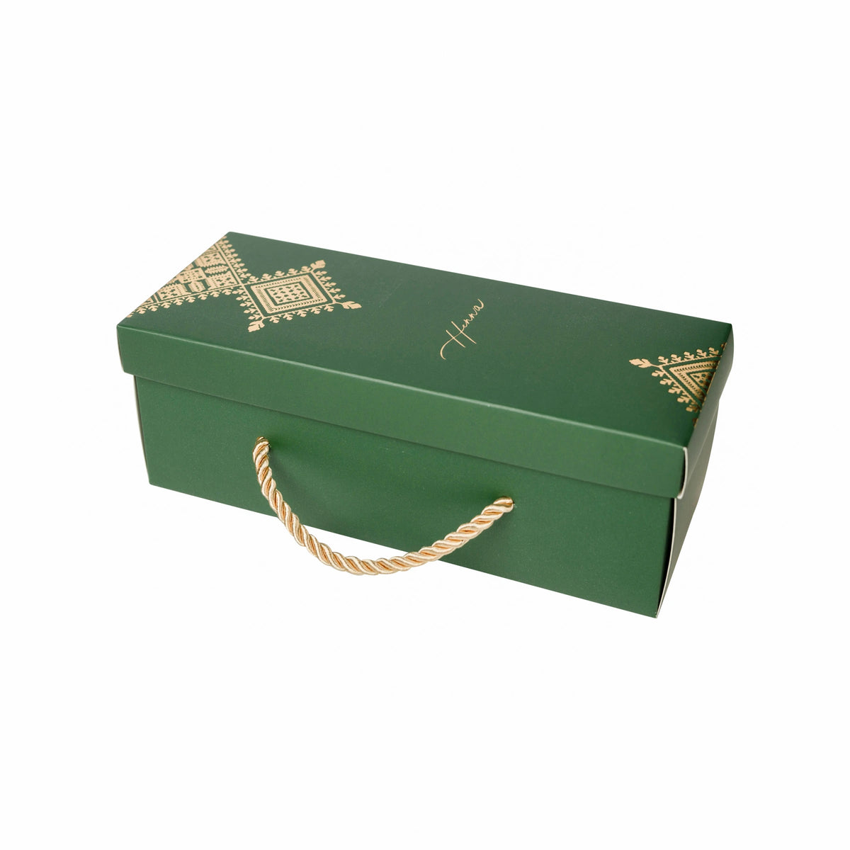 Boîte Henna Vert Impérial & Doré