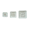 Découpoirs sablé Carré lot de 3 tailles