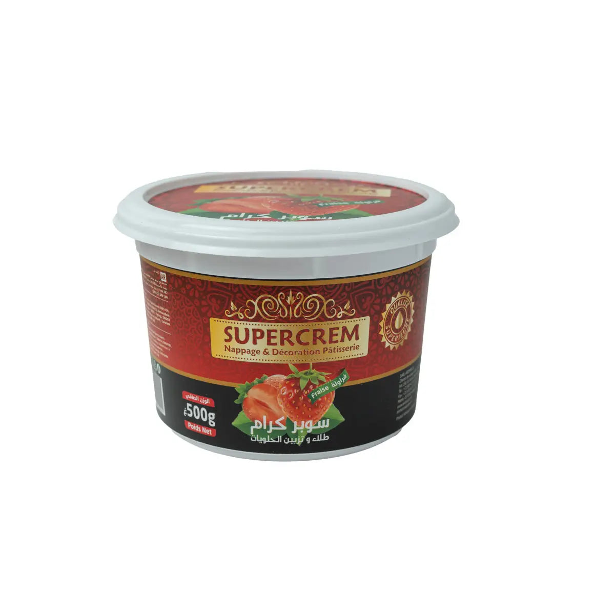 Nappage fraise Supercrem 500 g