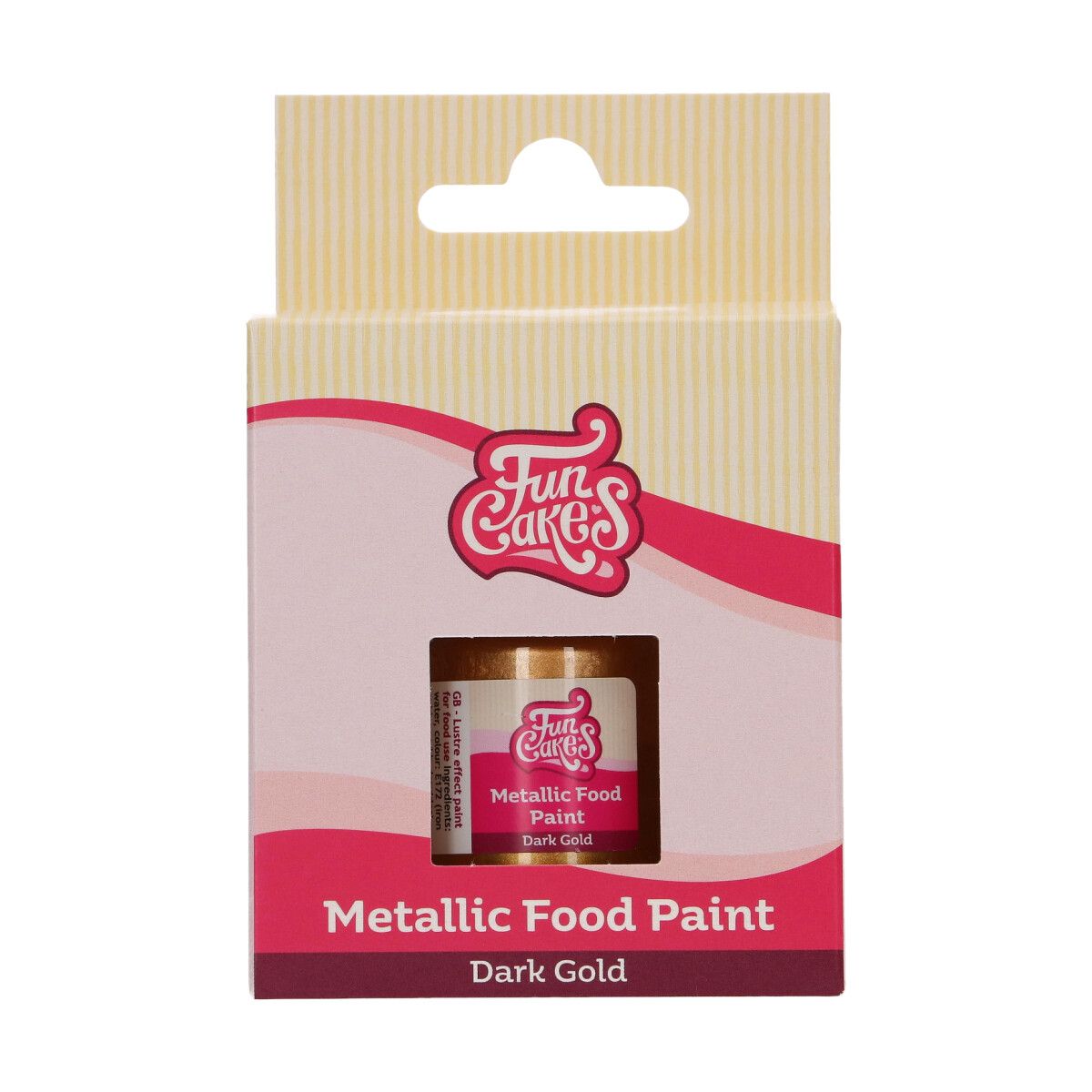 Peinture alimentaire or foncé FunCakes