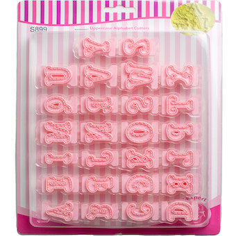 Empreinte alphabet majuscules