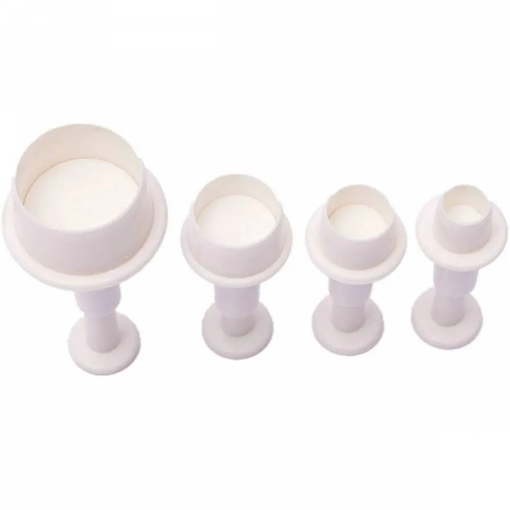 Emporte-pièces à piston mini ronds lot de 4