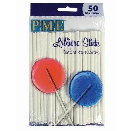 Bâtons à sucettes cake pops 11,5 cm x50 PME