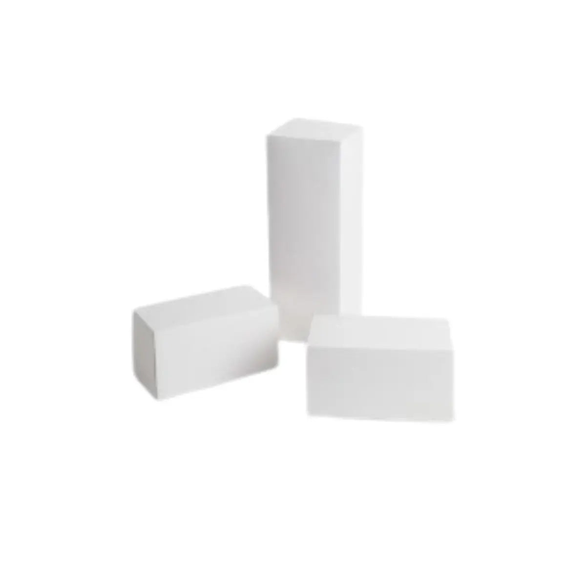 Boîte à bûche blanche largeur 13 cm hauteur 13 cm