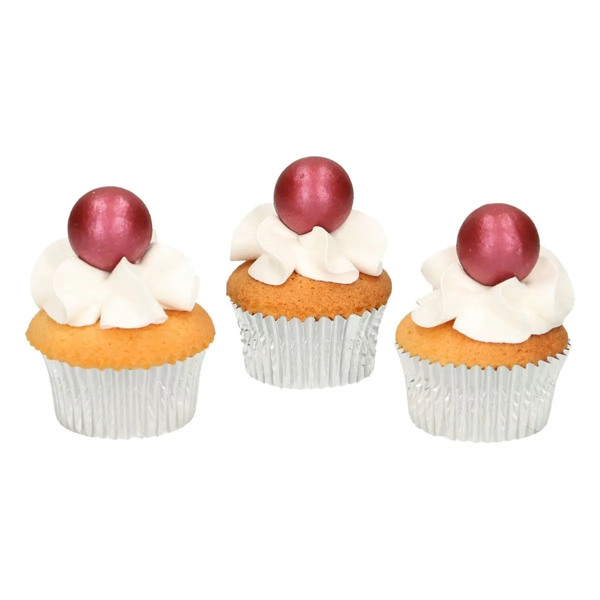 Boules de chocolat rouge rubis x8 FunCakes