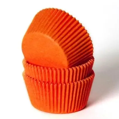 Caissettes à cupcakes orange x50 House of Marie
