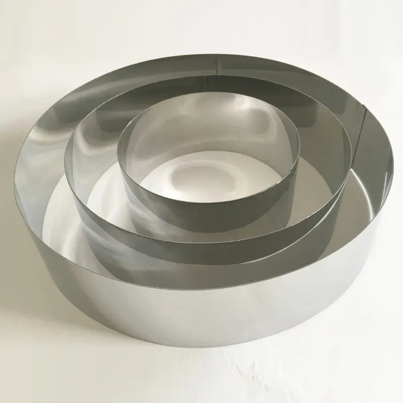 Cercles à entremets ronds lot de 3