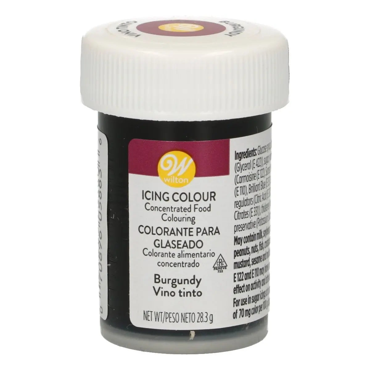Colorant gel bourgogne Wilton