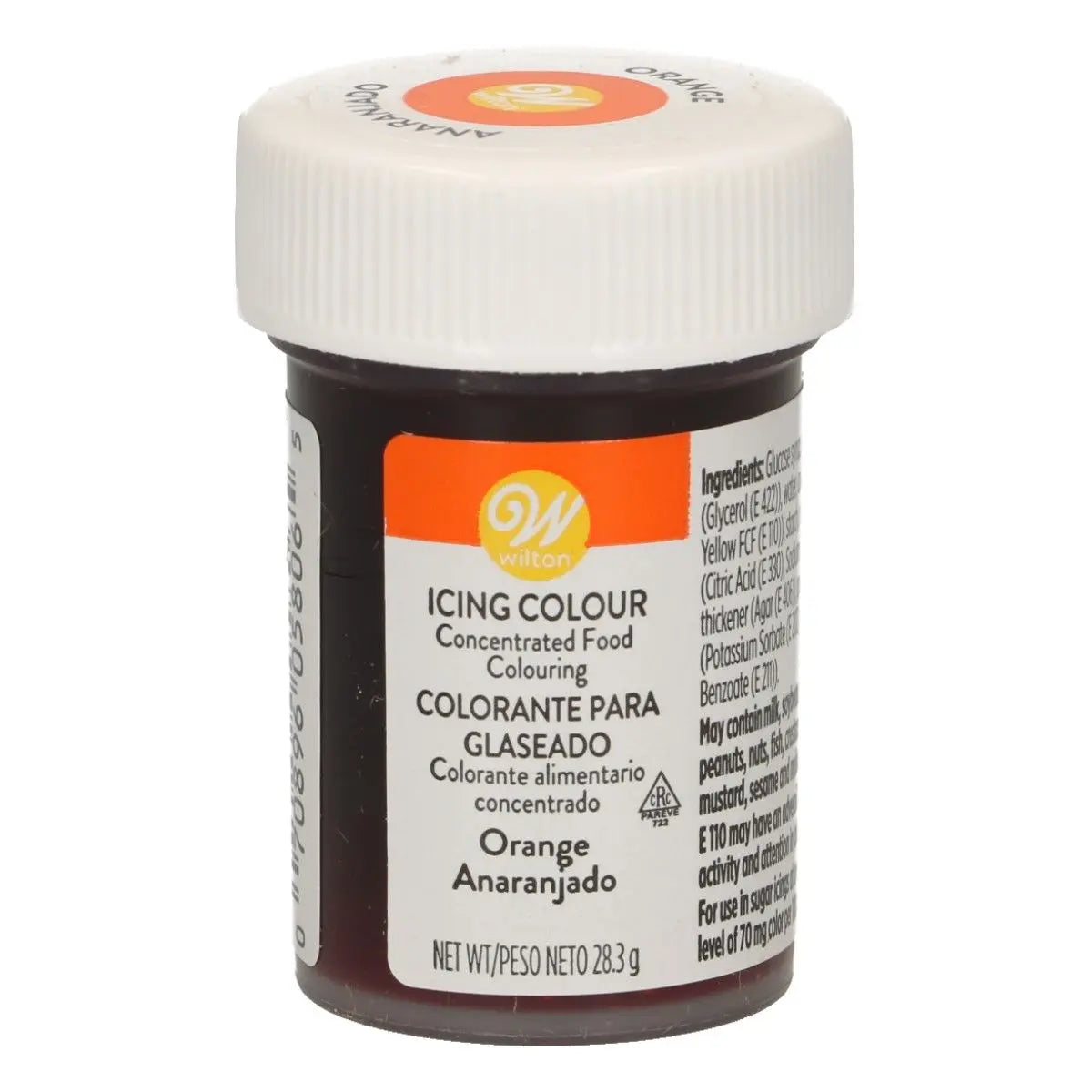 Colorant gel orange Wilton