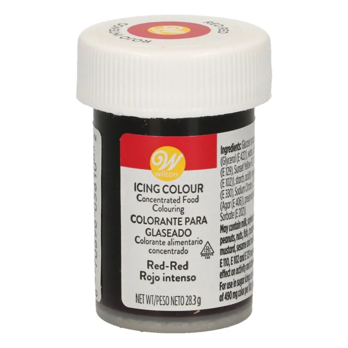 Colorant gel rouge rouge Wilton