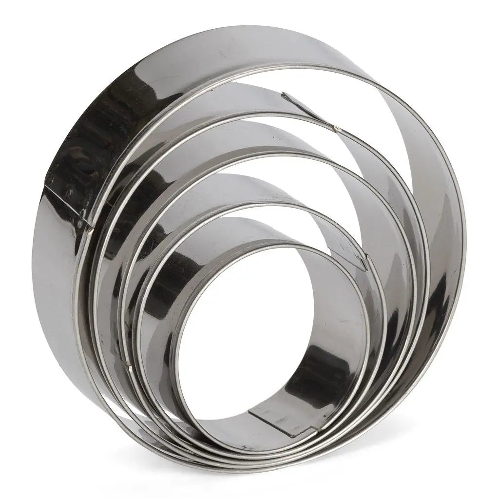 Découpoirs ronds inox lot de 5 Patisse