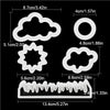 Lot de 5 Découpoirs Nuages et Bordures