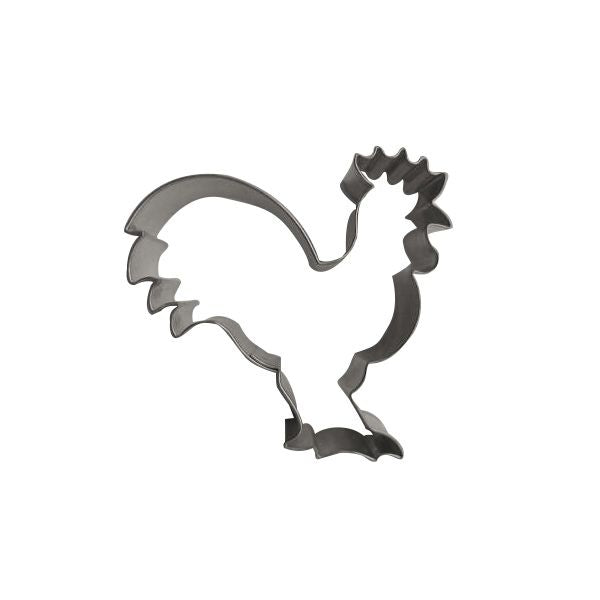 Emporte-pièce coq en fer blanc