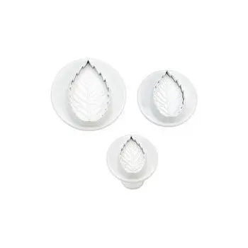 Emporte-pièces piston feuille de menthe lot de 3